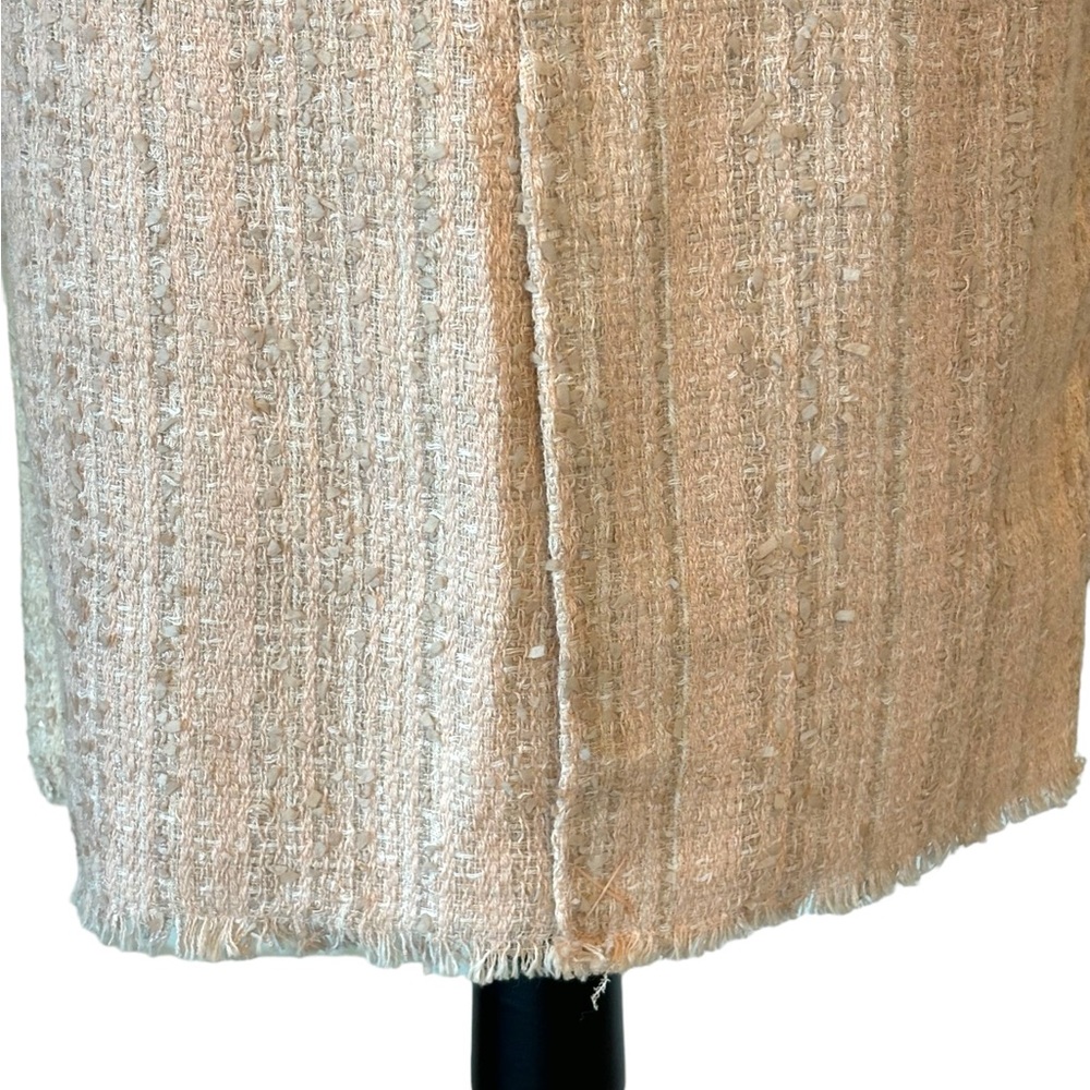 Renato Nucci Pink Tweed Pencil Skirt - Picture 7 of 8
